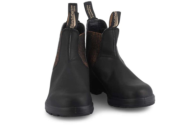 Blundstone On Sale Men\s Leather Boots 1924 Black/Bronze Glitter