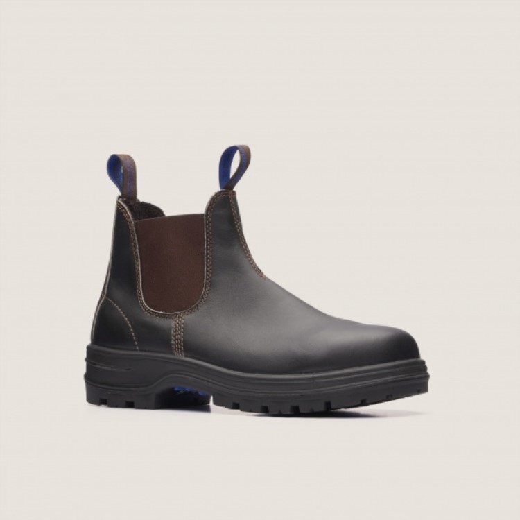 Blundstone Sale Elastic Sided Series Work Boots Stout Brown