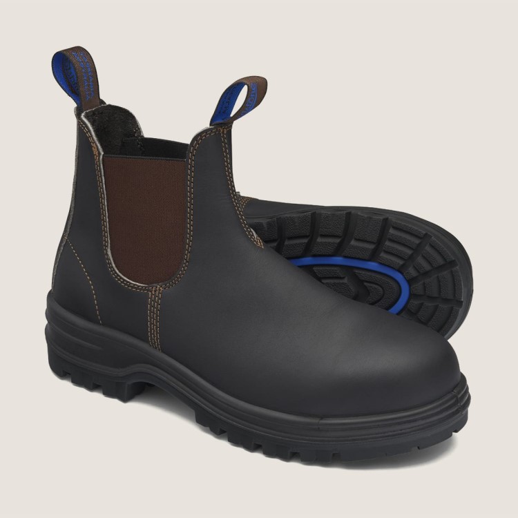 Blundstone Sale Elastic Sided Series Work Boots Stout Brown