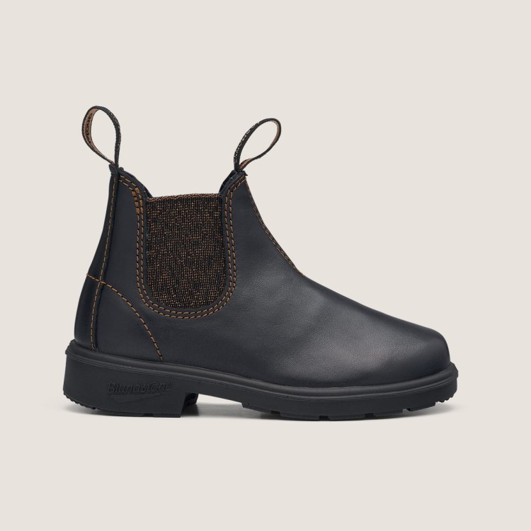 Blundstone Sale Kids Series Chelsea Boots Gold Glitter