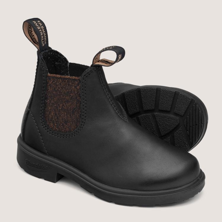 Blundstone Sale Kids\ Series Chelsea Boots Gold Glitter