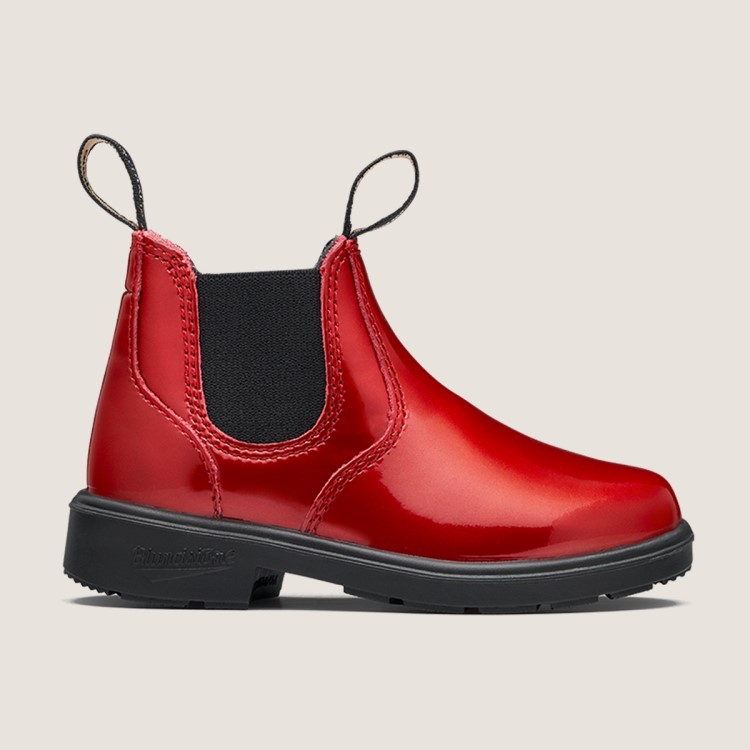 Blundstone Sale Kids Series Chelsea Boots Patent Red