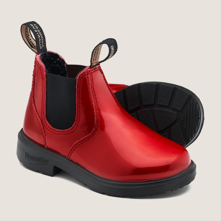 Blundstone Sale Kids\ Series Chelsea Boots Patent Red