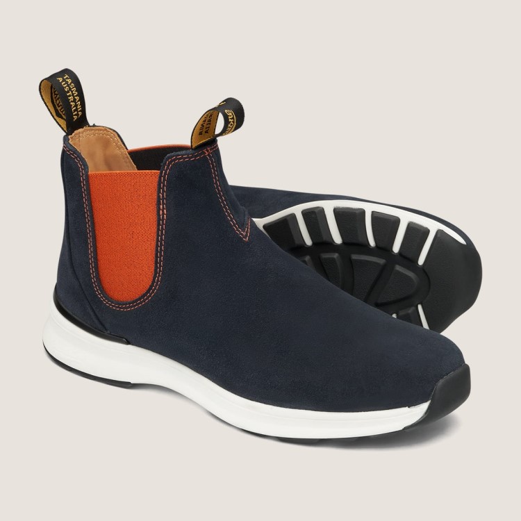 Blundstone Sale Men\s Active Chelsea Boots Navy/Orange