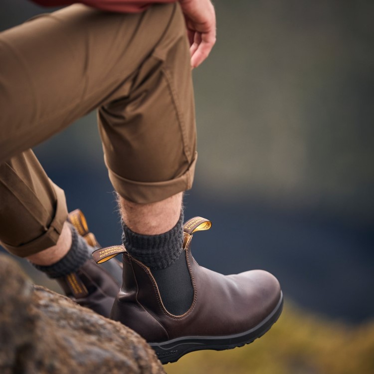 Blundstone Sale Men\s All-Terrain Chelsea Boots Cocoa Brown