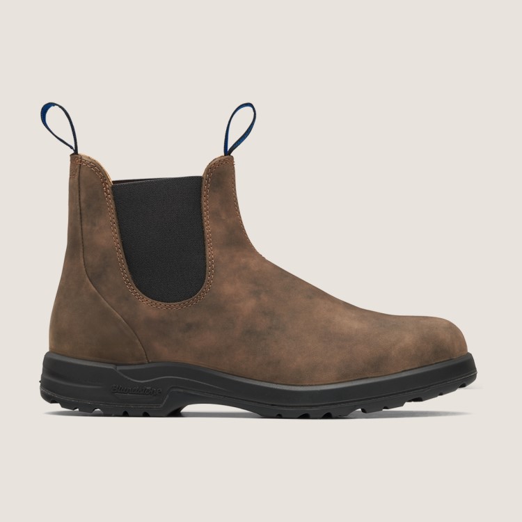 Blundstone Sale Mens All-Terrain Thermal Chelsea Boots Rustic Brown