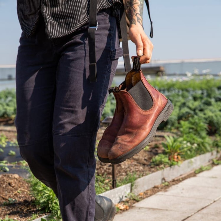Blundstone Sale Men\s Classics Chelsea Boots Redwood