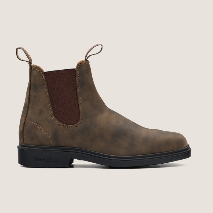 Blundstone Sale Mens Dress Chelsea Boots Rustic Brown