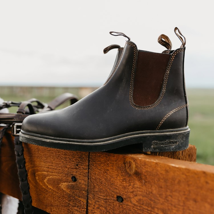Blundstone Sale Men\s Dress Chelsea Boots Stout Brown