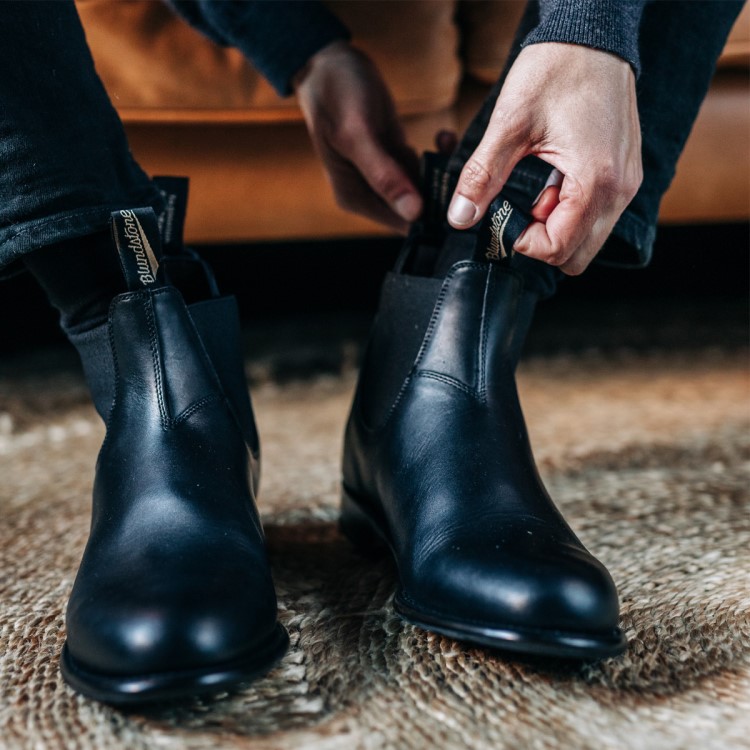 Blundstone Sale Men\s Heritage Chelsea Boots Black