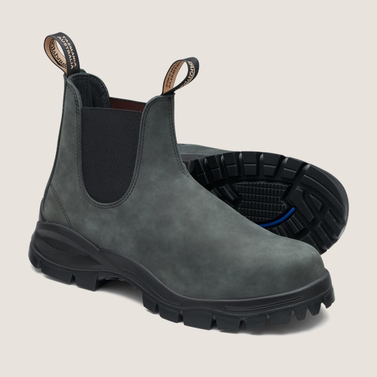 Blundstone Sale Men\s Lug Chelsea Boots Rustic Black