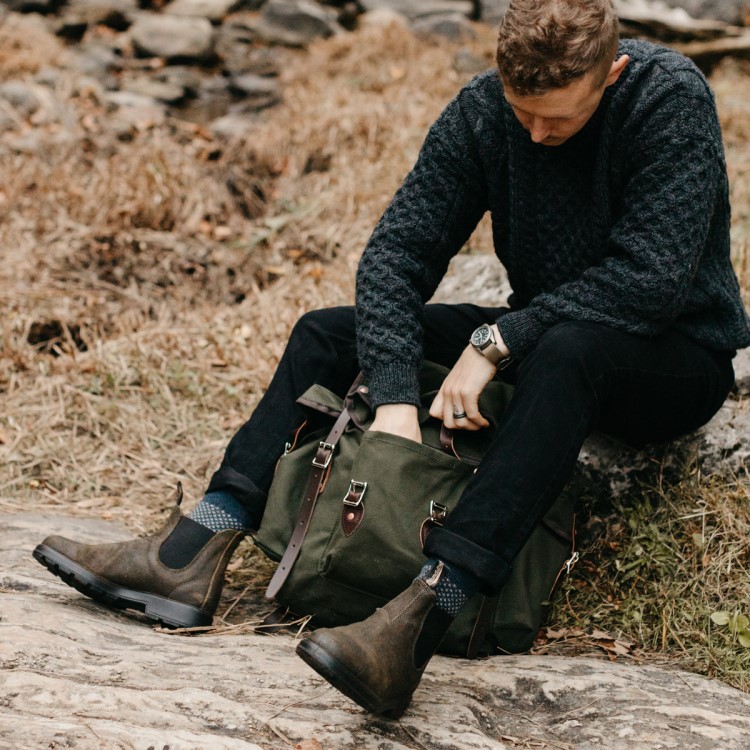 Blundstone Sale Men\s Originals Chelsea Boots Dark Olive Suede