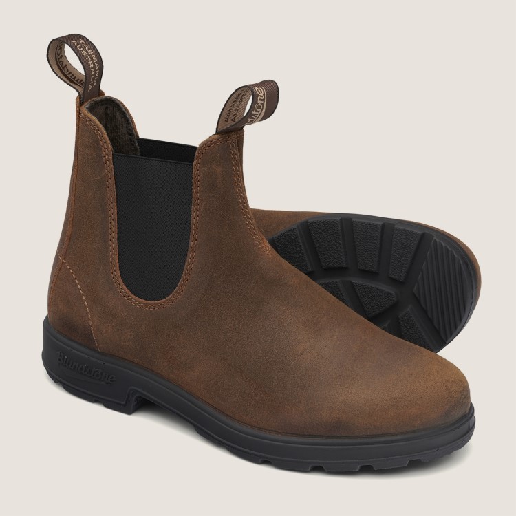 Blundstone Sale Men\s Originals Chelsea Boots Tobacco Suede