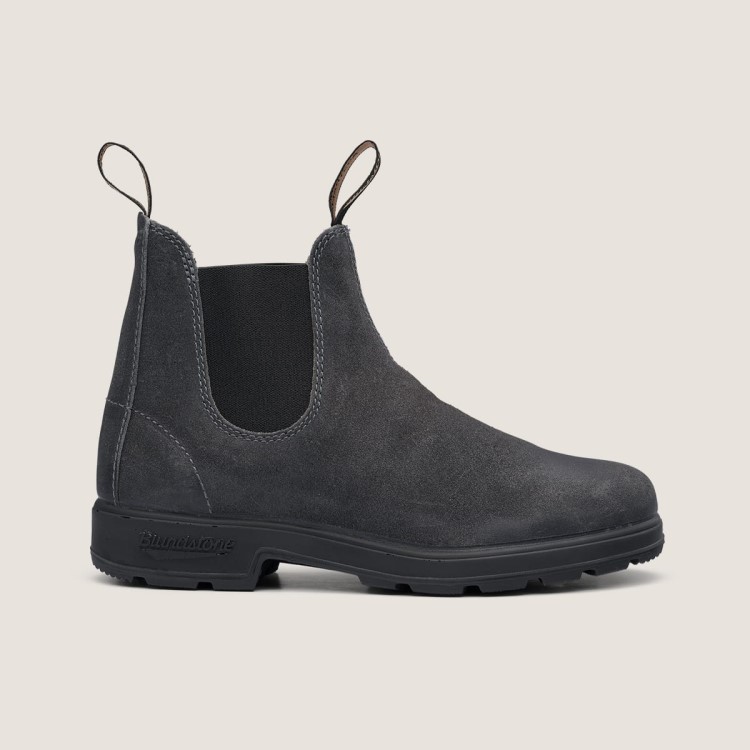 Blundstone Sale Mens Originals Suede Boots Steel Grey