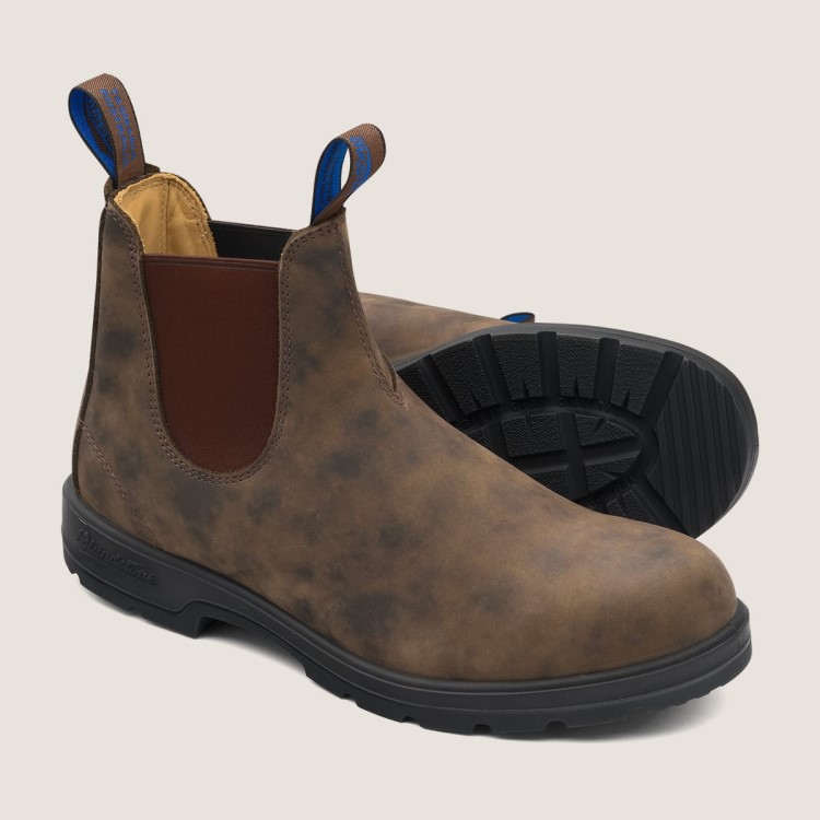 Blundstone Sale Men\s Thermal Chelsea Boots Rustic Brown