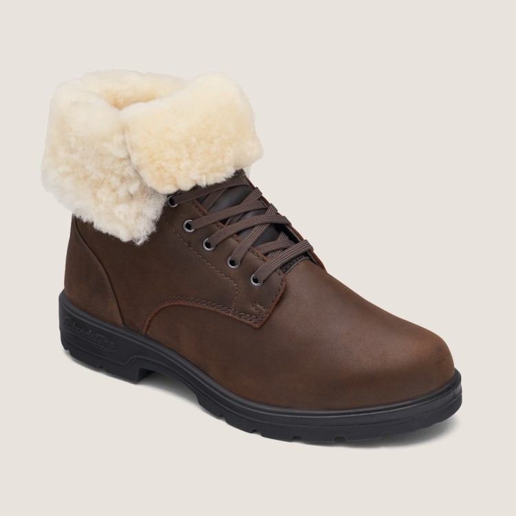 Blundstone Sale Men\s Thermal Lace Up Boots Antique Brown