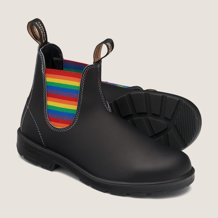 Blundstone Sale Unisex Originals Chelsea Boots Black/Rainbow
