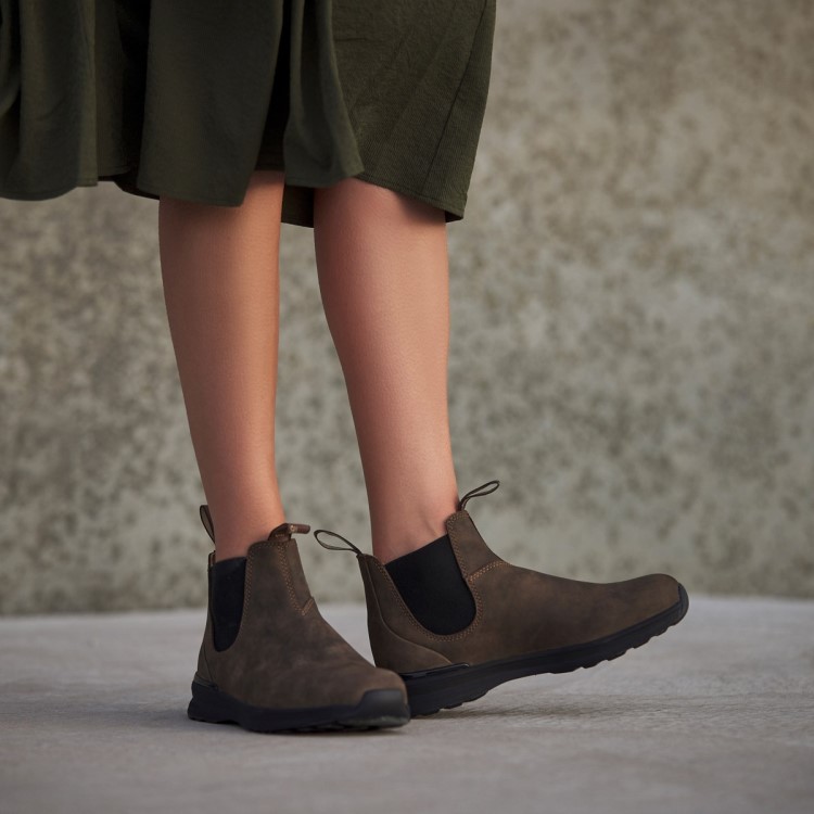 Blundstone Sale Women\s Active Chelsea Boots Rustic Brown