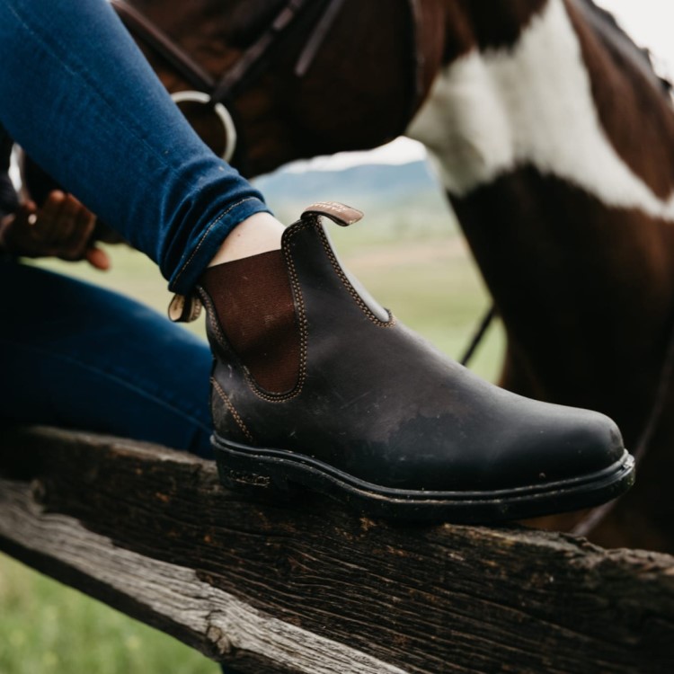 Blundstone Sale Women\s Dress Chelsea Boots Stout Brown