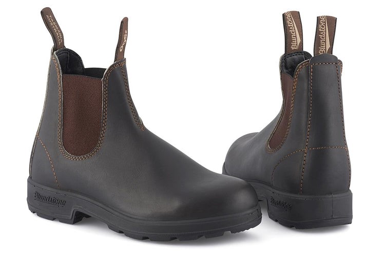 Blundstone Sale Women\s Leather Boots 500 Stout Brown