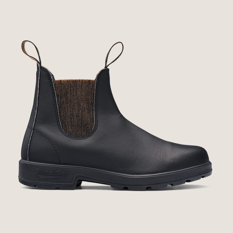 Blundstone Sale Womens Originals Chelsea Boots Black/Gold Glitter