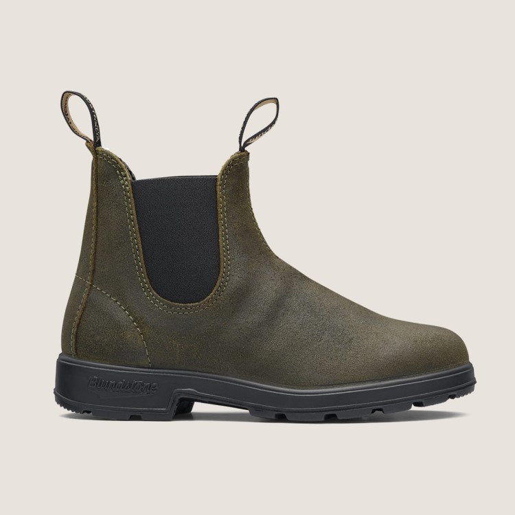 Dark Olive Suede