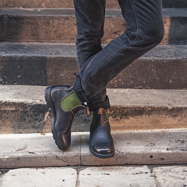 Blundstone Sale Women\s Originals Chelsea Boots Stout Brown/Olive