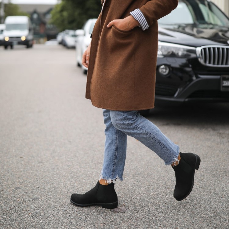 Blundstone Sale Women\s Series Ankle Boots Black Nubuck