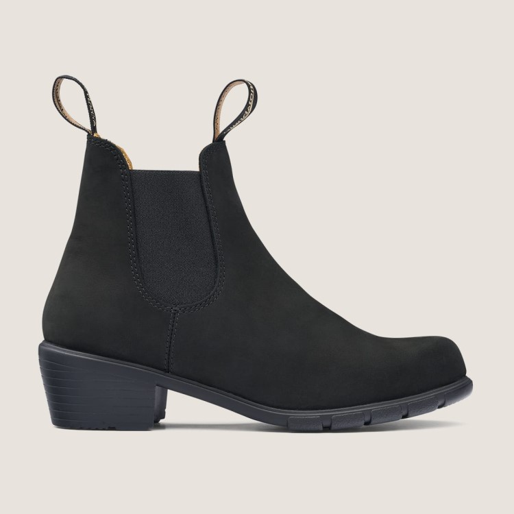 Blundstone Sale Womens Series Heeled Boots Black Nubuck