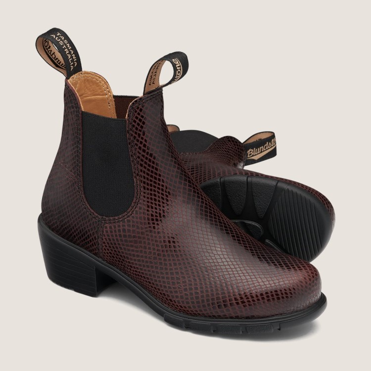Blundstone Sale Women\s Series Heeled Boots Testa Lizard