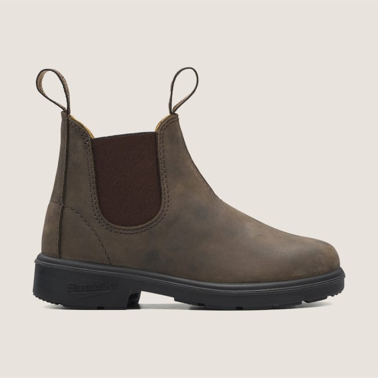 Kids Blundstone Sale Series Chelsea Boots Rustic Brown