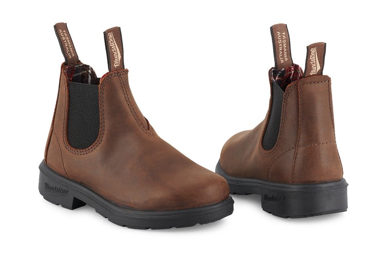 Kids Boots 1468 Antique Brown Blundstone On Sale