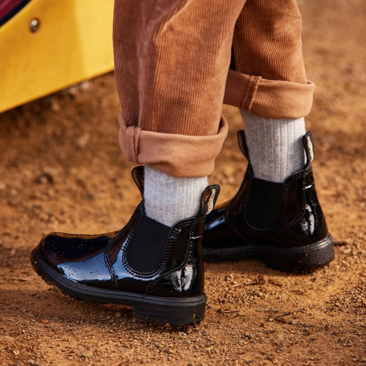 Kids\ Series Chelsea Boots Patent Black Blundstone Sale