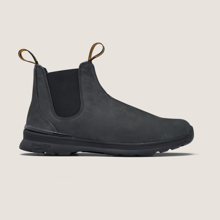 Mens Active Chelsea Boots Rustic Black Blundstone Sale