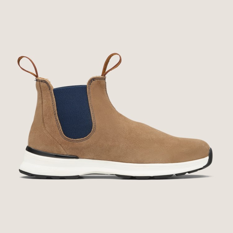 Mens Active Chelsea Boots Sand/Navy Blundstone Sale