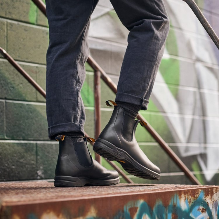 Men\s All-Terrain Chelsea Boots Black Blundstone Sale