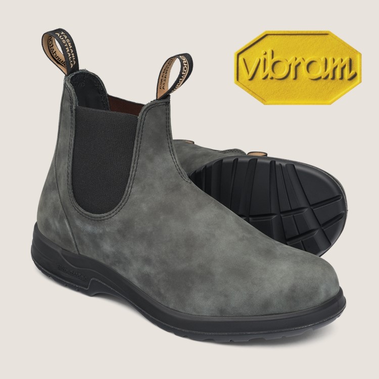 Men\s All-Terrain Chelsea Boots Rustic Black Blundstone Sale