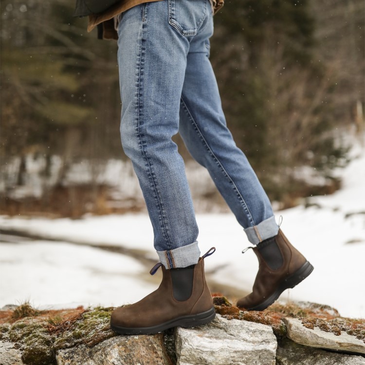 Men\s All-Terrain Thermal Chelsea Boots Antique Brown Blundstone Sale