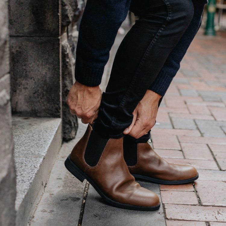 Men\s Blundstone Sale Dress Ankle Boots Chestnut