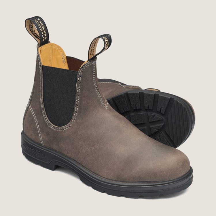 Men\s Classics Chelsea Boots Steel Grey Blundstone Sale