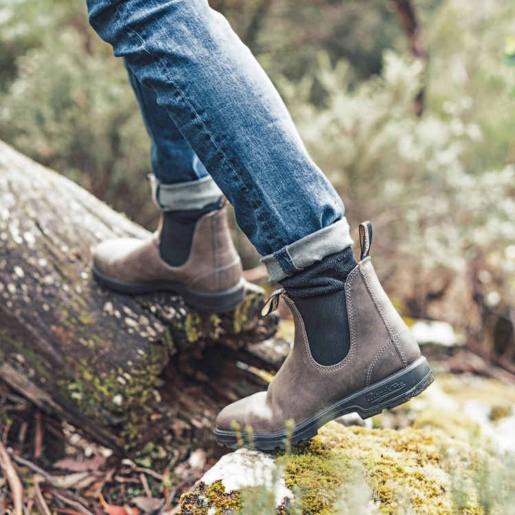 Men\s Classics Chelsea Boots Steel Grey Blundstone Sale