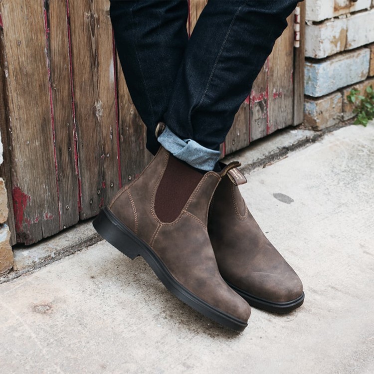 Men\s Dress Chelsea Blundstone Sale Boots Rustic Brown