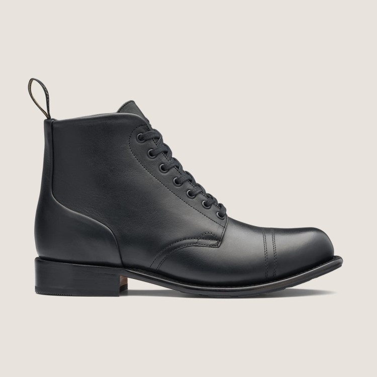 Mens Heritage Lace Up Boots Black Blundstone Sale