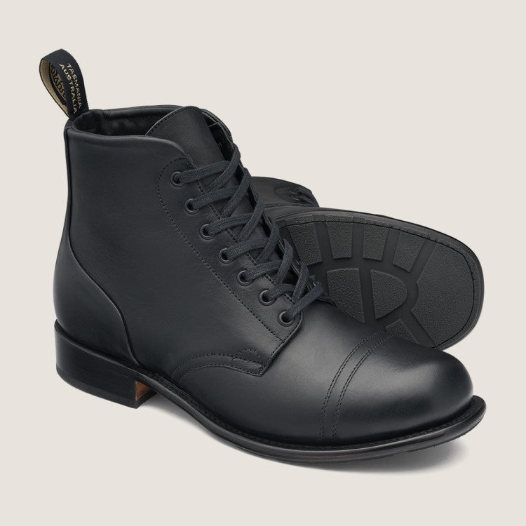 Men\s Heritage Lace Up Boots Black Blundstone Sale