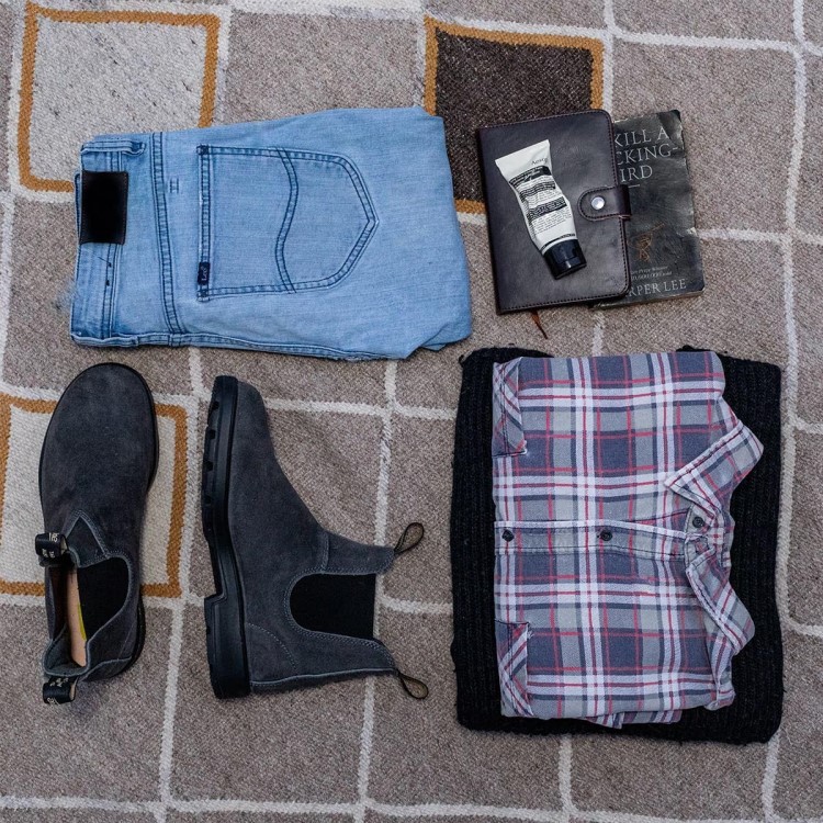 Men\s Originals Chelsea Boots Steel Grey Suede Blundstone Sale