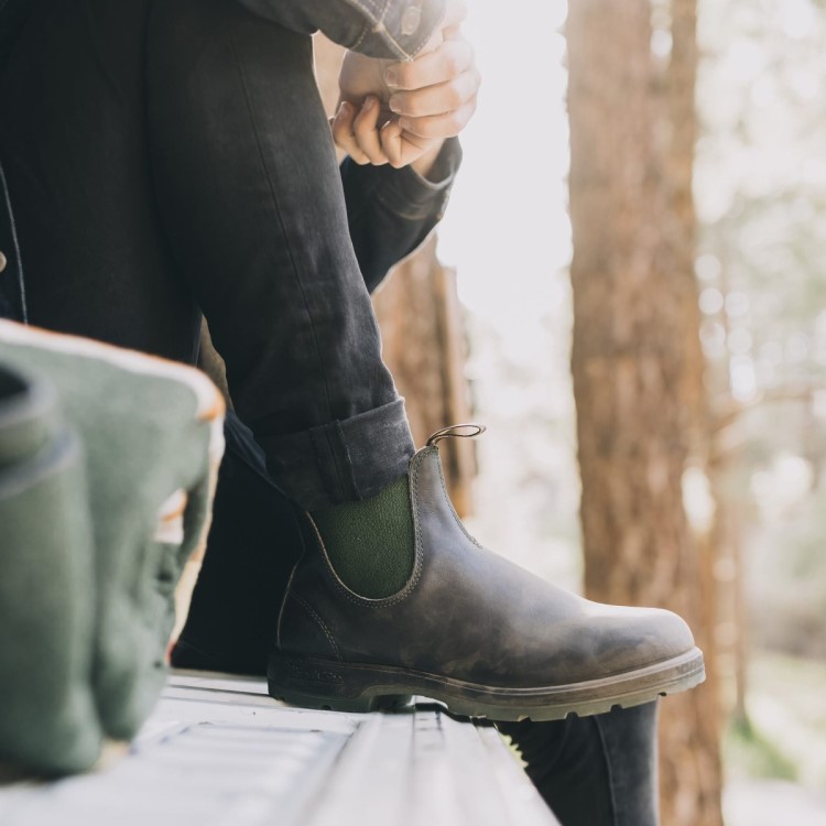 Men\s Originals Chelsea Boots Stout Brown/Olive Blundstone Sale