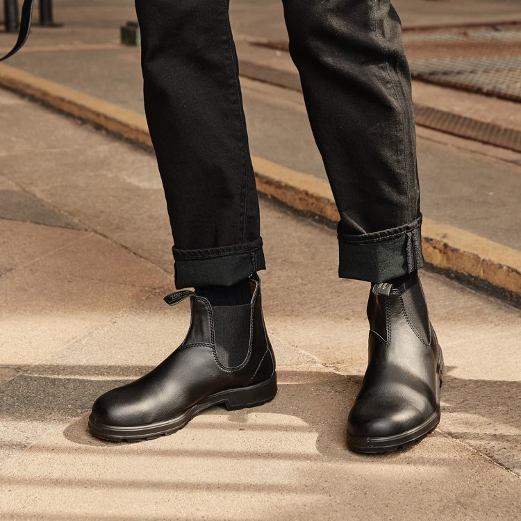 Men\s Originals Vegan Black Boots Blundstone Sale