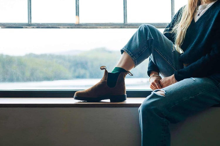Men\s Suede Boots 1911 Tobacco Blundstone Sale