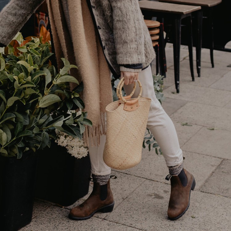Women\s Blundstone Sale Series Heeled Boots Antique Brown