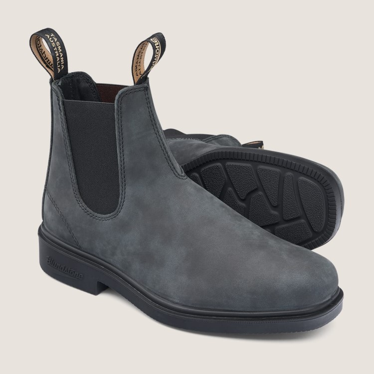Women\s Dress Chelsea Boots Rustic Black Blundstone Sale